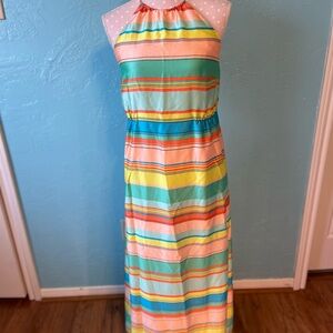 Ann Taylor Multicolor Striped Dress